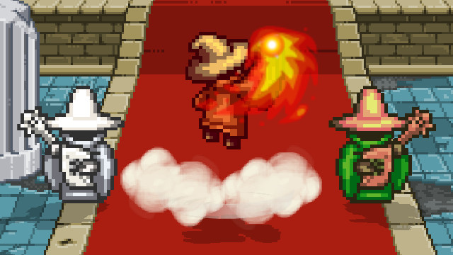 Orange Black Mage because it feels awesome to do fire based moves, and orange is my favorite color lol. <i>Zero Insanity, Sprite Department</i>