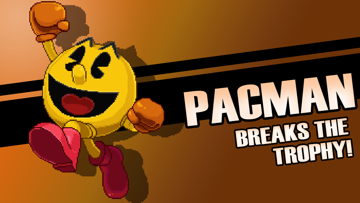 It’s Pac Man! An assist trophy couldn't hold him back.